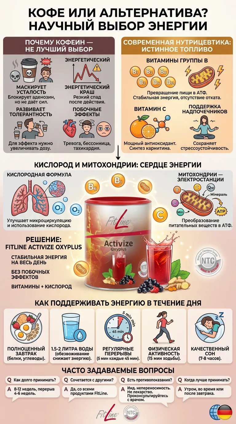 Activize Oxyplus: энергия без кофеина