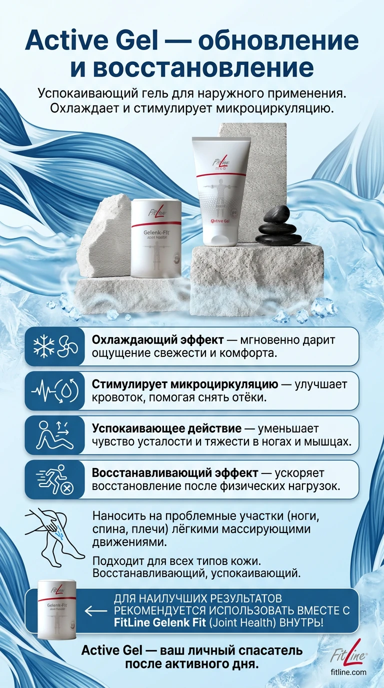 FitLine Active Gel — обновление, возрождение, восстановление