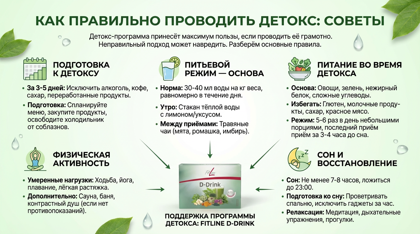 Как правильно проводить детокс: советы
