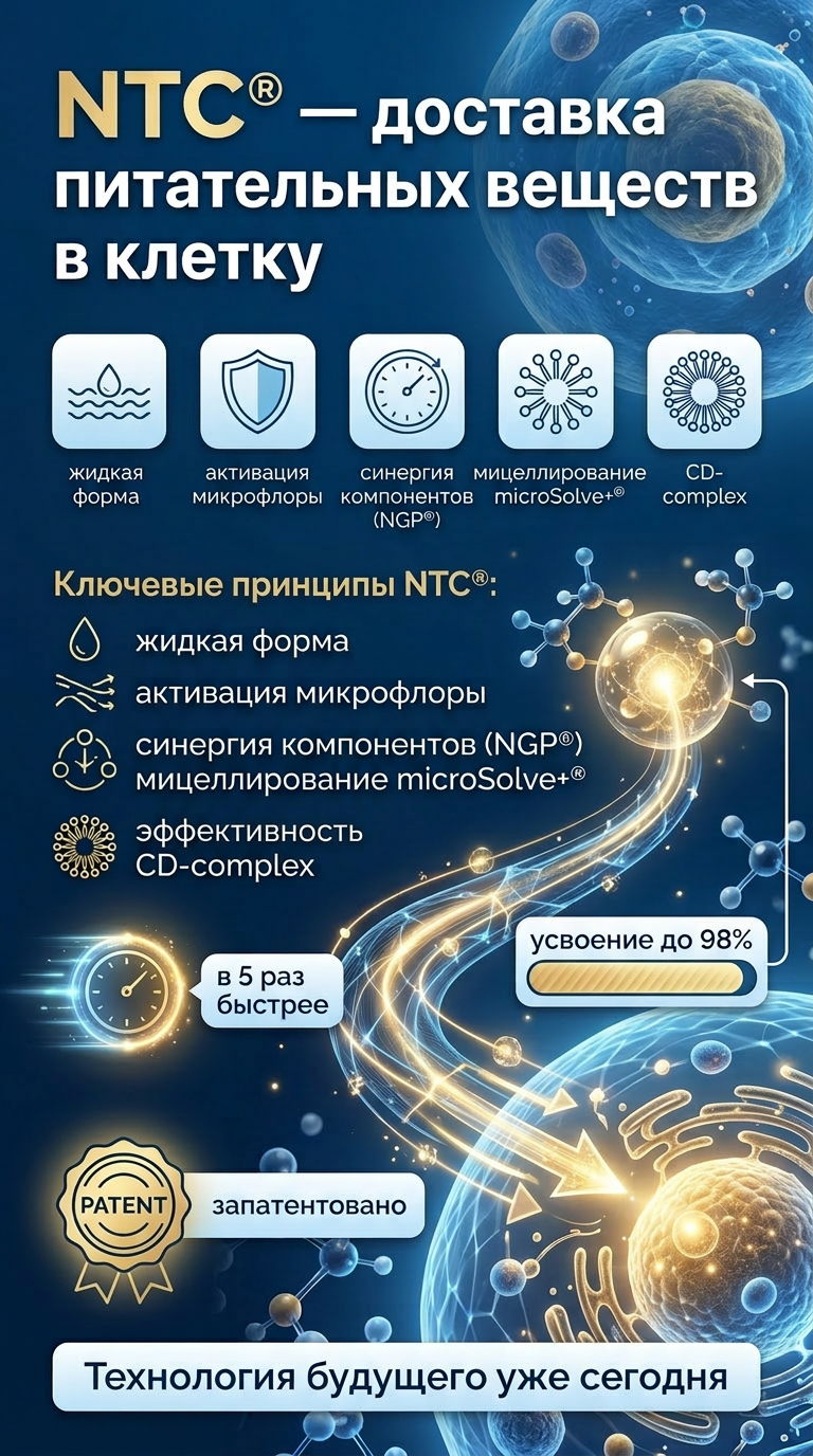 NTC® — почему обычные витамины часто бесполезны, а FitLine работает