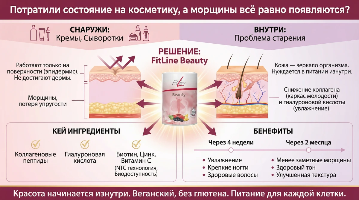 Потратили на косметику целое состояние — а линий на кожеы всё равно появляются?