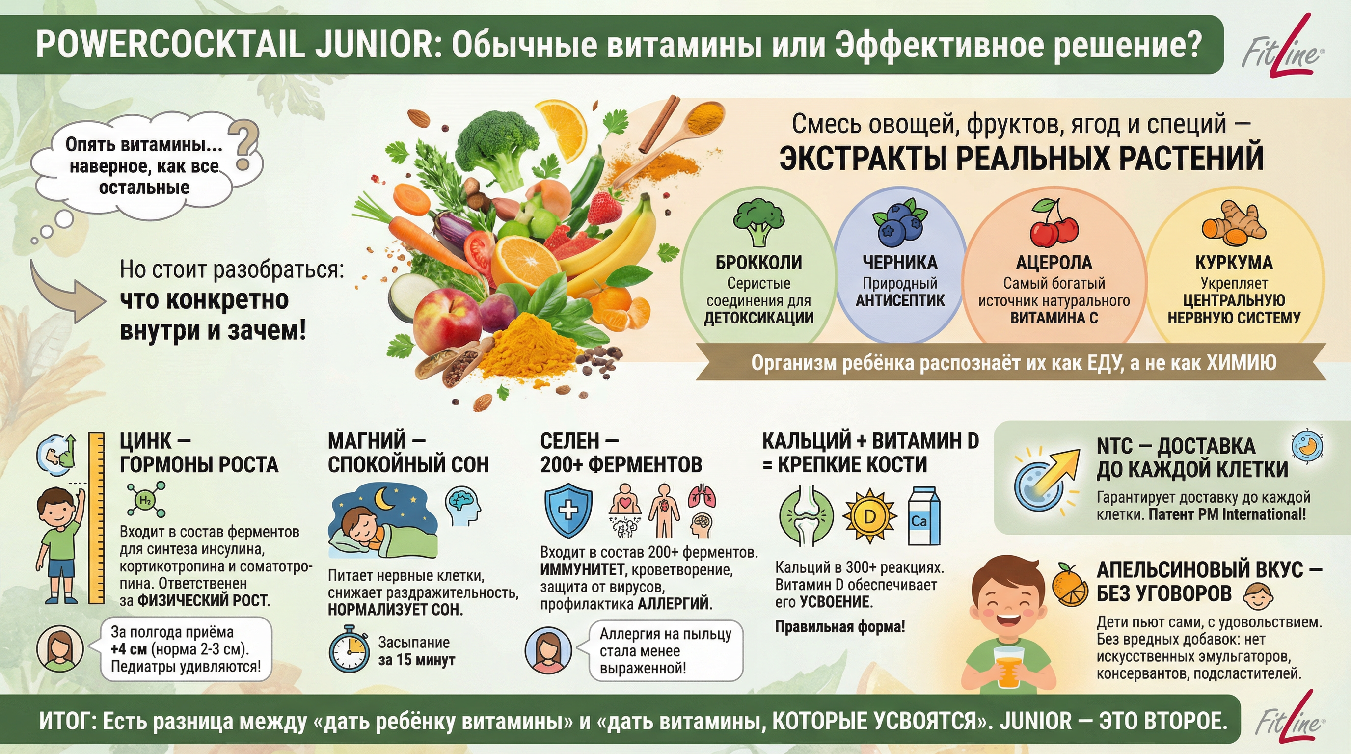 Витамины для детей: на что обращать внимание