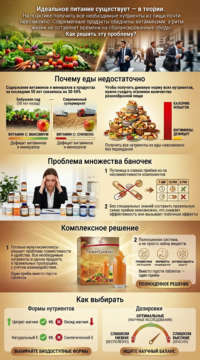 PowerCocktail: полноценное питание в одном стакане