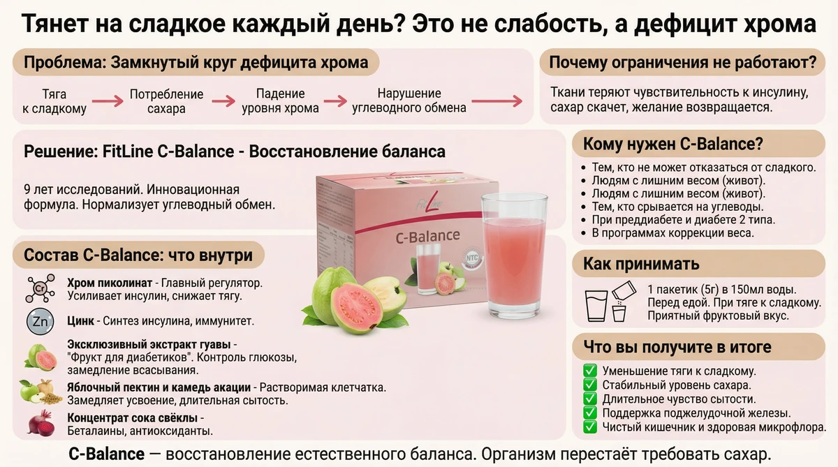 Тянет на сладкое каждый день?