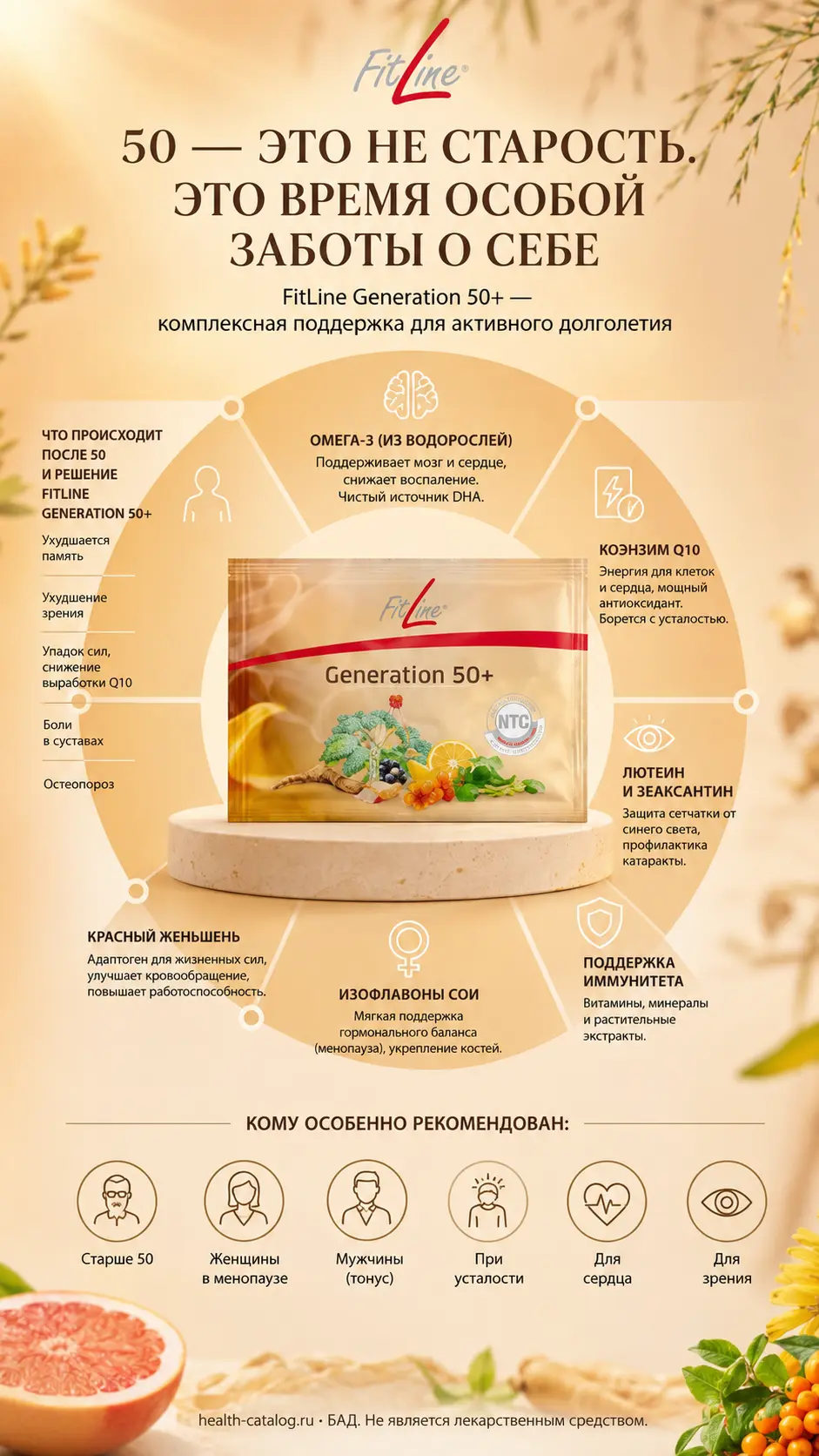 После 50: время заботы о себе и Generation 50+