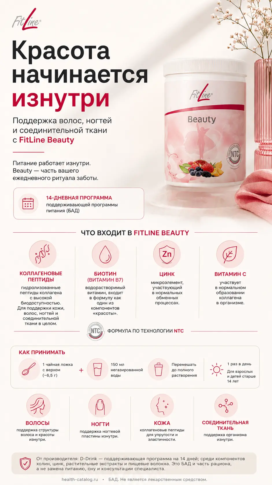 Волосы и ногти: при чём тут питание и FitLine Beauty